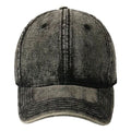 Stone Wash Baseball Cap – Black